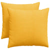 Cuscini per divano VidaXL 2 pezzi in tessuto a corde giallo chiaro 50 x 50 cm
