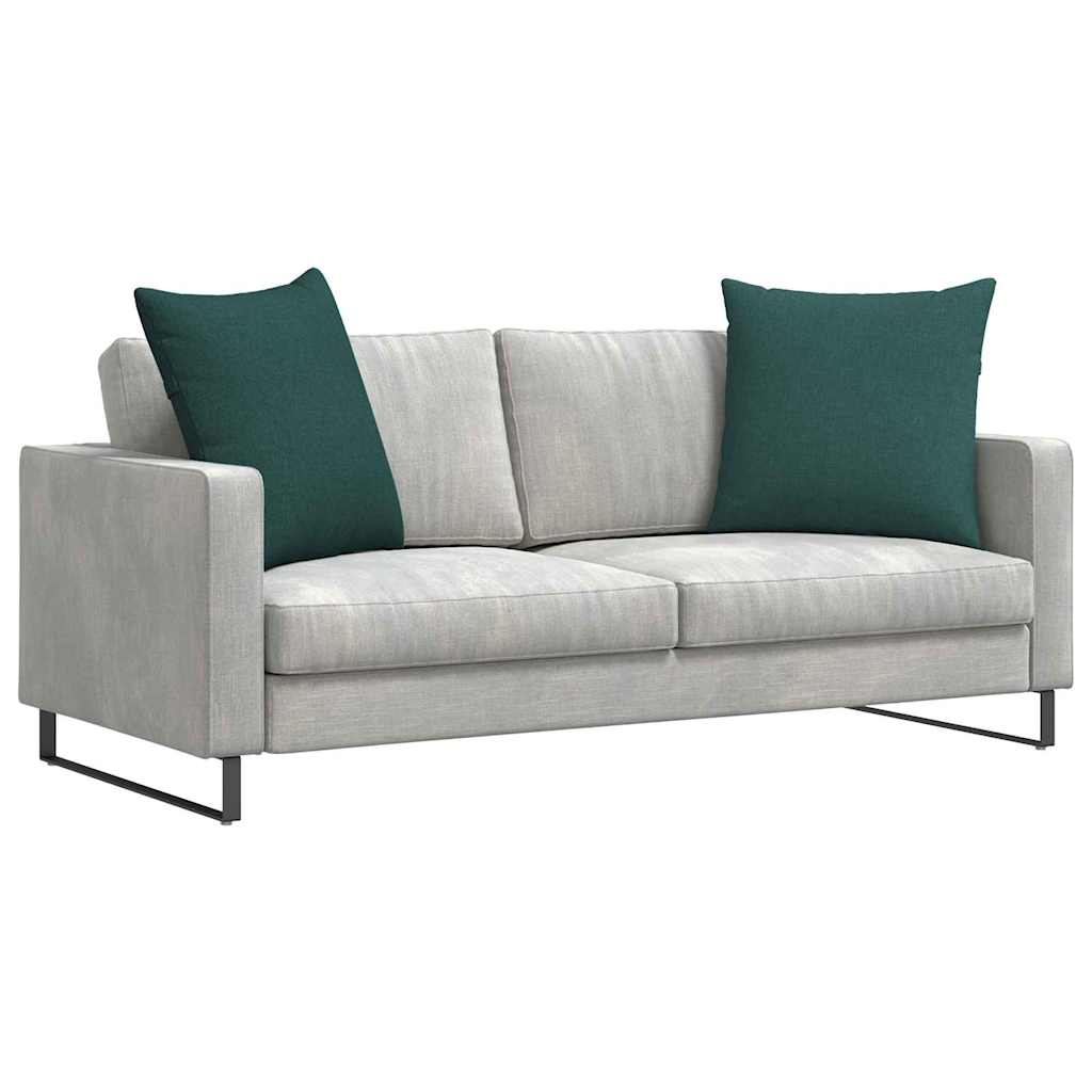 Cuscini per divano VidaXL 2 pezzi in tessuto verde scuro 60 x 60 cm