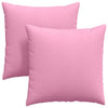 Vidaxl sofa kussens 2 pcs roze 60 x 60 cm stof