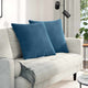 Cuscini per divano VidaXL 2 pezzi in tessuto a corda blu 60 x 60 cm