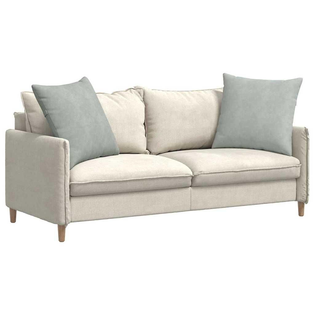 Cuscini per divano VidaXL 2 pezzi in tessuto a corde grigio chiaro 60 x 60 cm