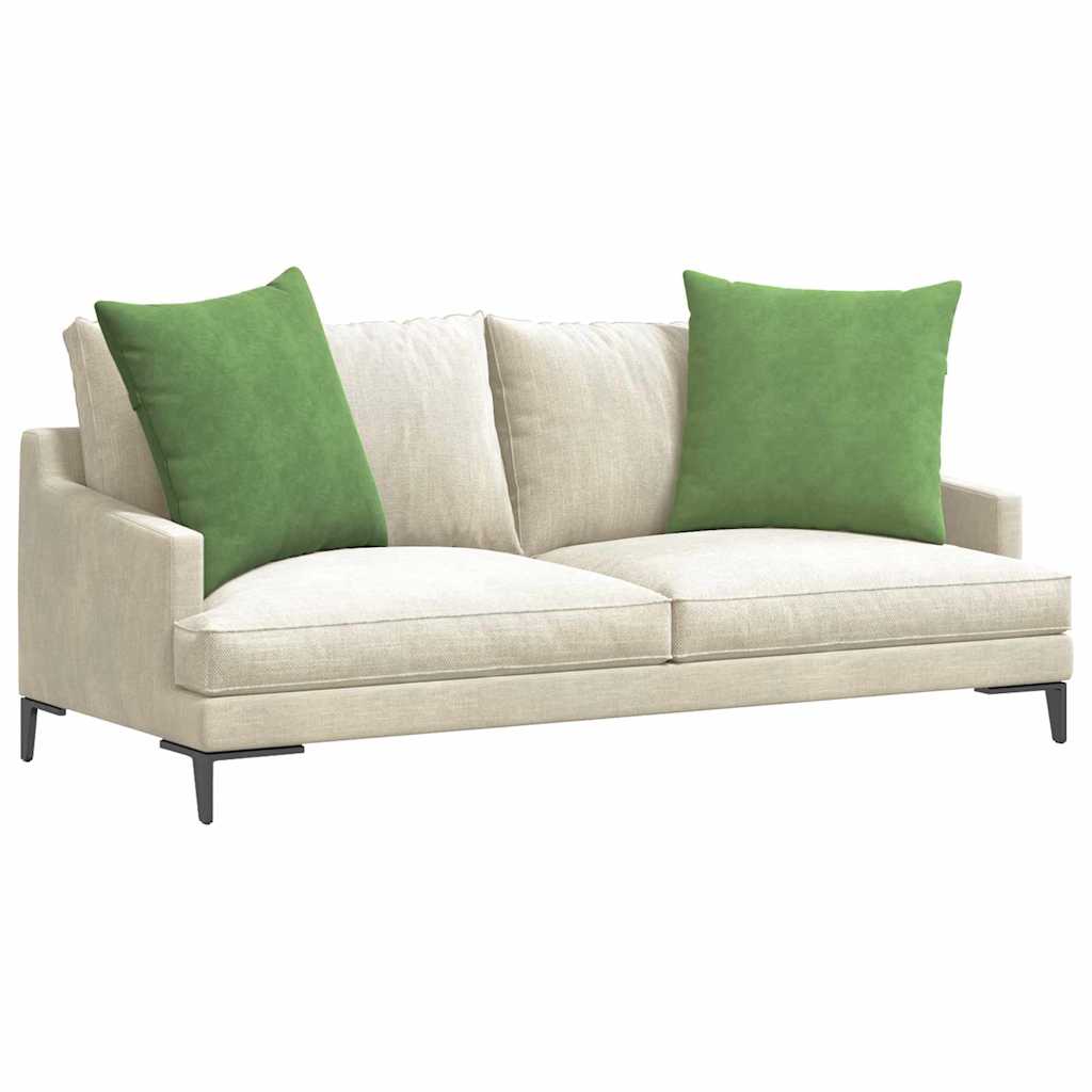 Cuscini per divano VidaXL 2 pezzi in tessuto a corde verde chiaro 60 x 60 cm
