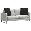 Vidaxl sofa kussens 2 stuks zwart 60 x 60 cm stof