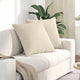 Cuscini per divano VidaXL 2 pezzi in tessuto beige 60 x 60 cm
