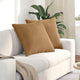 Cuscini per divano VidaXL 2 pezzi in tessuto corda marrone 80 x 80 cm