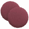 Vidaxx cojines de asiento 2 piezas rojo vino ø30 x 13 cm tela