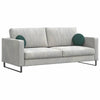 Cuscini per seduta Vidaxx 2 pezzi verde scuro ø 40 x 13 cm in velluto