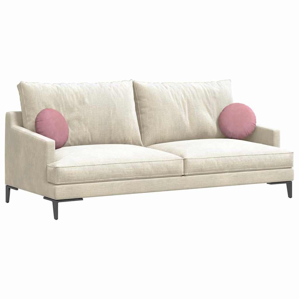 Cuscini da seduta Vidaxx 2 pezzi rosa ø 40 x 13 cm velluto