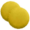 Cuscini seduta Vidaxx 2 pezzi giallo ø 40 x 13 cm velluto