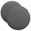 Cuscini seduta Vidaxx 2 pezzi in tessuto grigio scuro ø40 x 13 cm