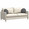 Cuscini seduta Vidaxx 2 pezzi in tessuto grigio scuro ø40 x 13 cm
