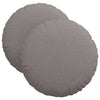 Cuscini seduta VidaXL 2 pezzi tessuto tortora ø40 x 13 cm
