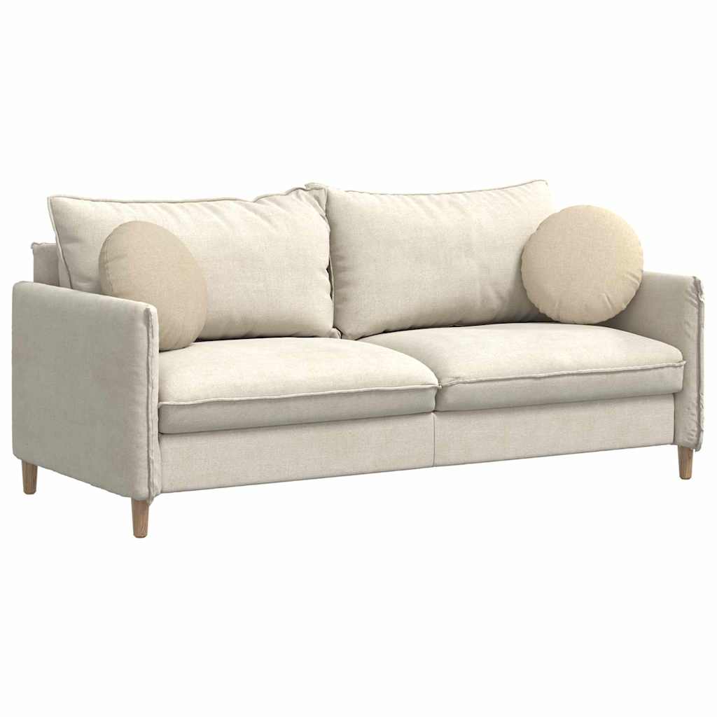 Cuscini seduta Vidaxx 2 pezzi tessuto crema ø40 x 13 cm