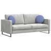 Cuscini seduta Vidaxx 2 pezzi tessuto blu jeans ø40 x 13 cm