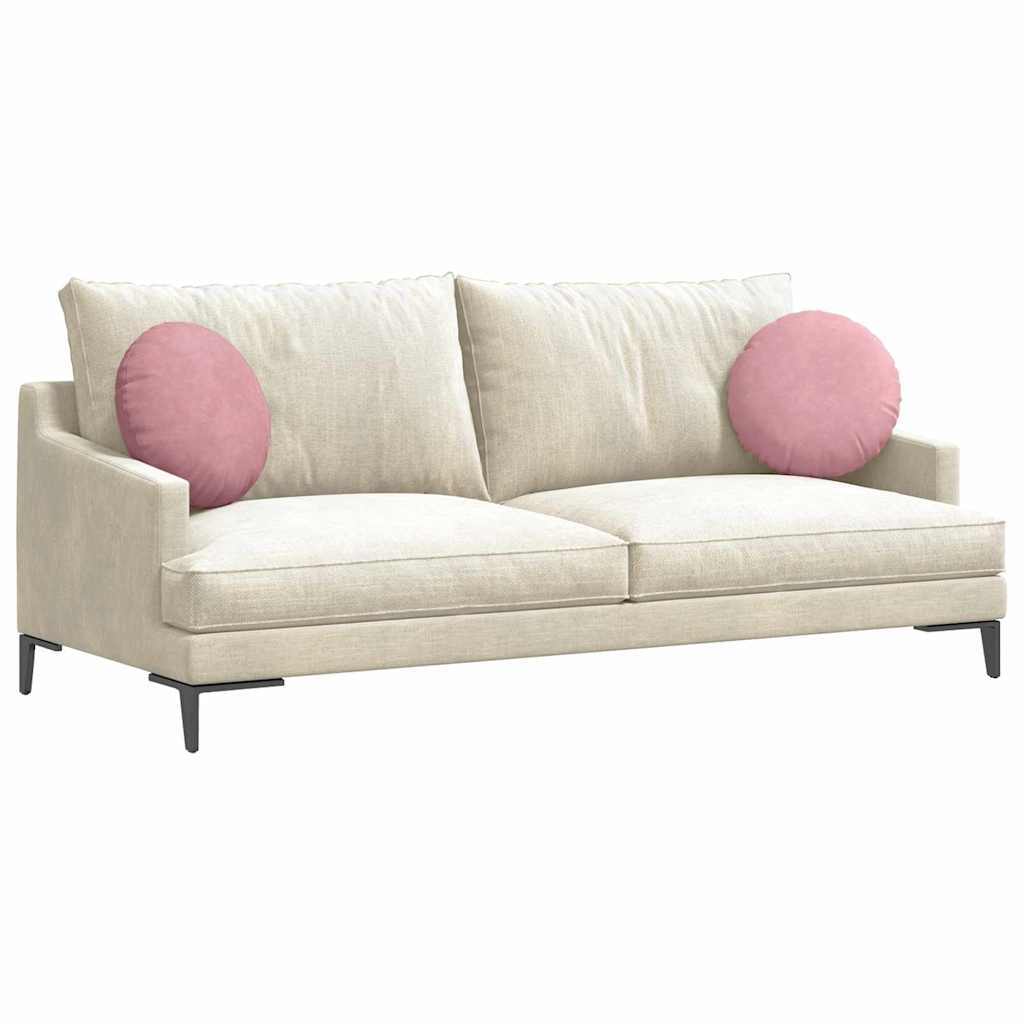 Cuscini da seduta Vidaxx 2 pezzi rosa ø 40 x 13 cm velluto