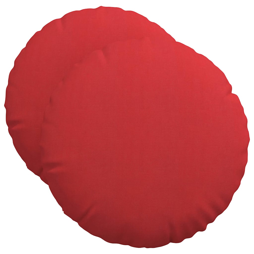 Cuscini seduta Vidaxx 2 pezzi tessuto rosso ø50 x 19 cm