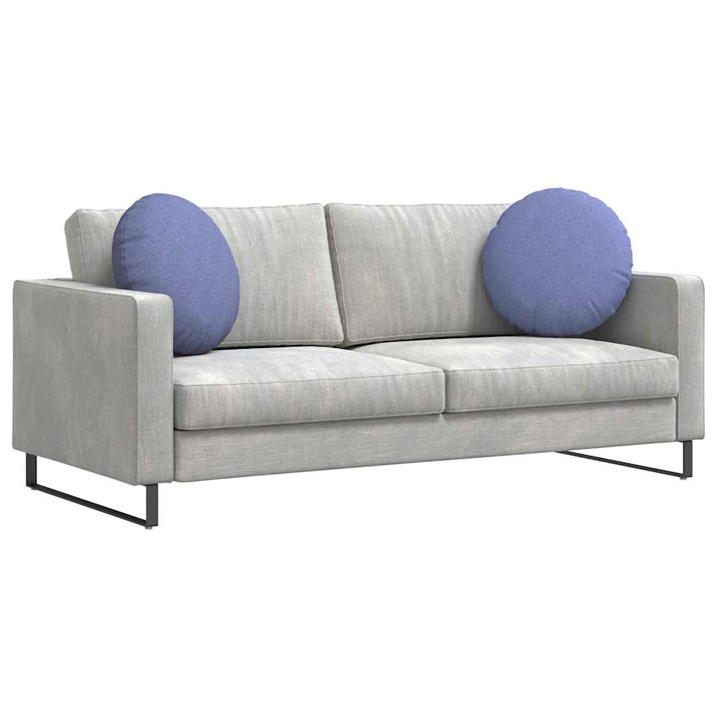 Cuscini seduta Vidaxx 2 pezzi tessuto blu jeans ø50 x 19 cm