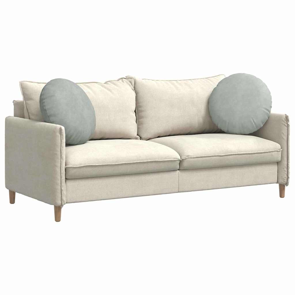 Cuscini seduta Vidaxx 2 pezzi grigio chiaro ø 40 x 13 cm velluto