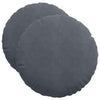 Cuscini seduta Vidaxx 2 pezzi grigio scuro ø 40 x 13 cm velluto