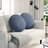 Cuscini seduta Vidaxx 2 pz blu ø 50 cm tessuto di cotone