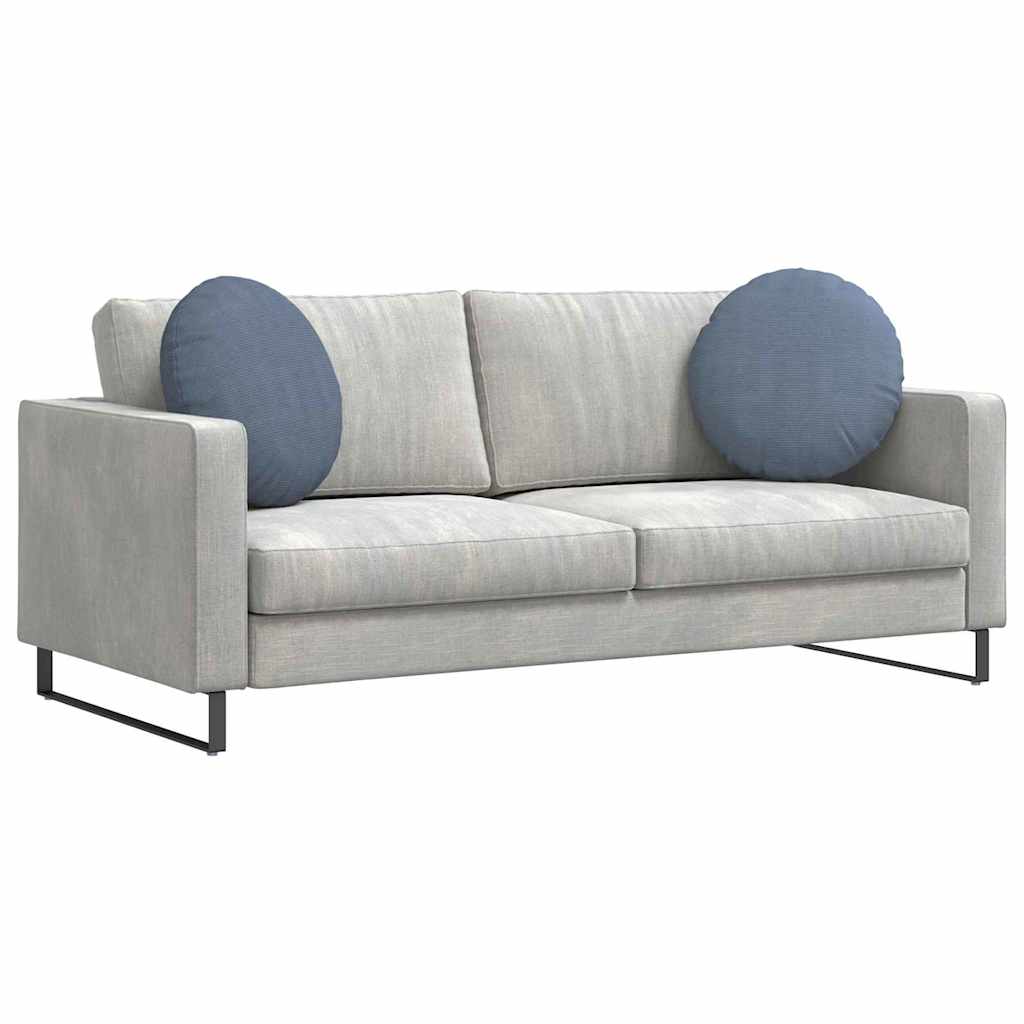 Cuscini seduta Vidaxx 2 pz blu ø 50 cm tessuto di cotone