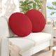 Cuscini seduta Vidaxx 2 pezzi tessuto rosso ø60 x 21 cm