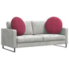 Cuscini da seduta Vidaxx 2 pezzi rosso vino ø 40 x 13 cm velluto