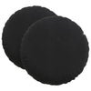 Cuscini seduta Vidaxx 2 pezzi nero ø 40 x 13 cm velluto