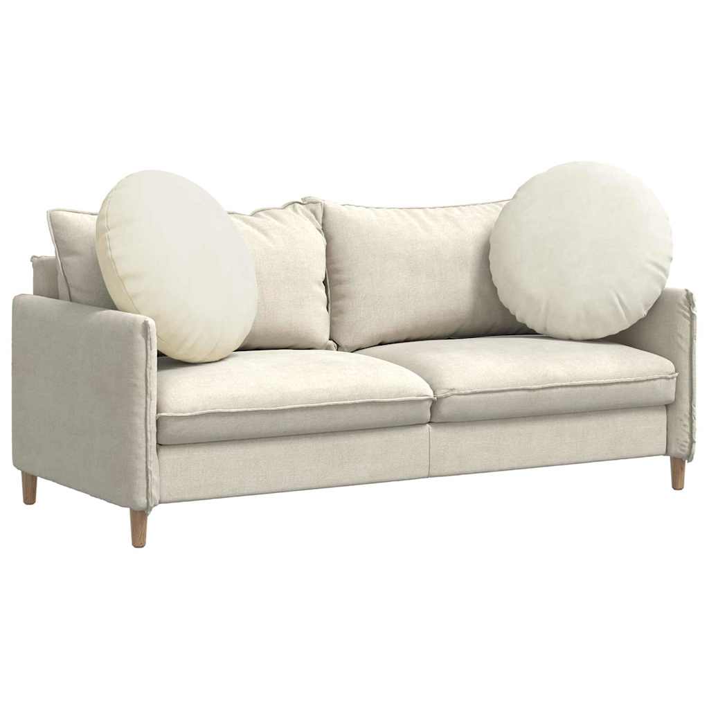 Cuscini seduta Vidaxx 2 pezzi crema ø 40 x 13 cm velluto