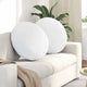 Vidaxl zitkussens 2 pcs wit ø80 x 29 cm stof