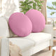 Cuscini sedile Vidaxx 2 pezzi tessuto rosa ø80 x 29 cm