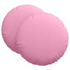 Vidaxx cojines de asiento 2 piezas rosa ø80 x 29 cm tela