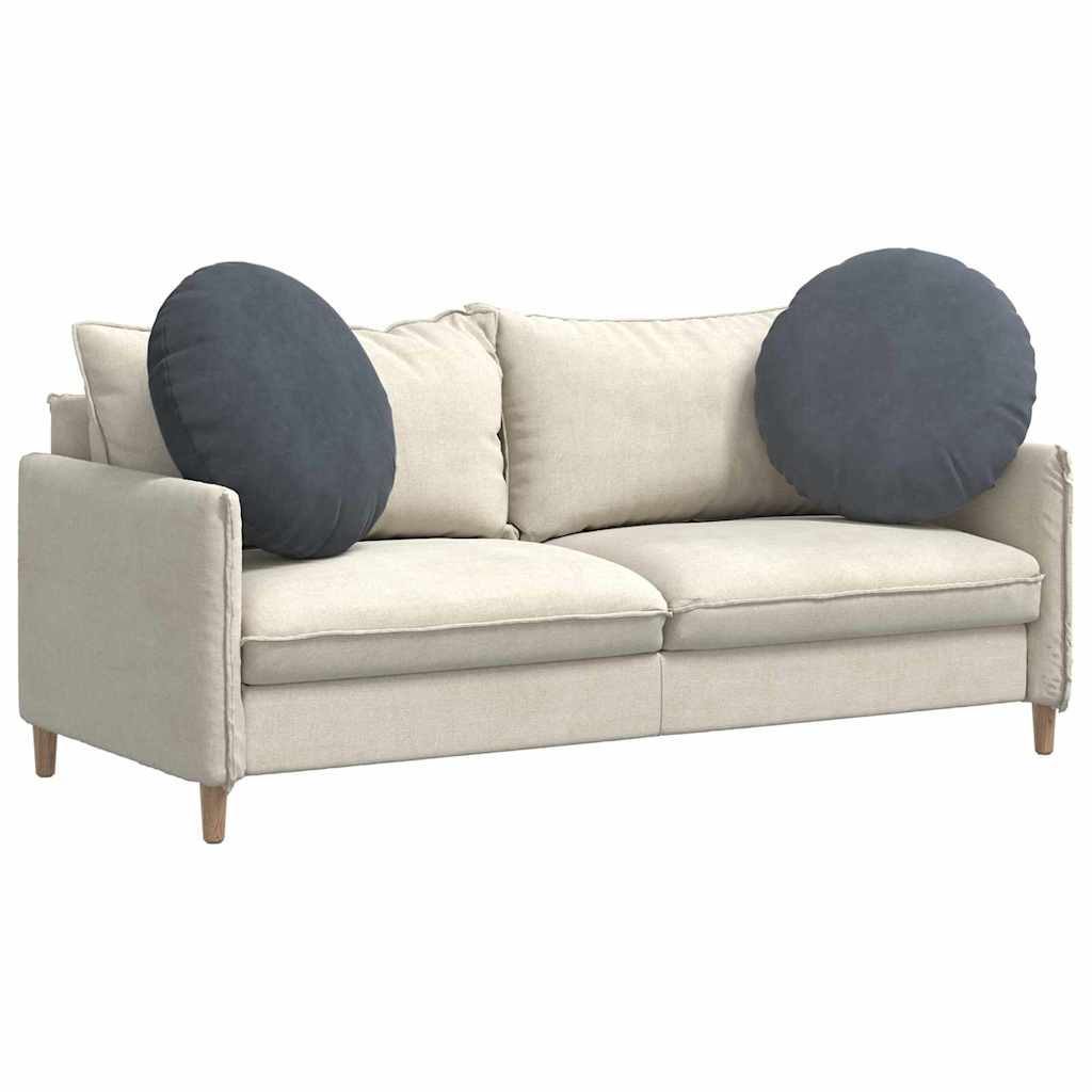 Cuscini seduta Vidaxx 2 pezzi grigio scuro ø 40 x 13 cm velluto