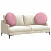 Vidaxx cojines de asiento 2 piezas rosa ø 80 x 29 cm terciopelo