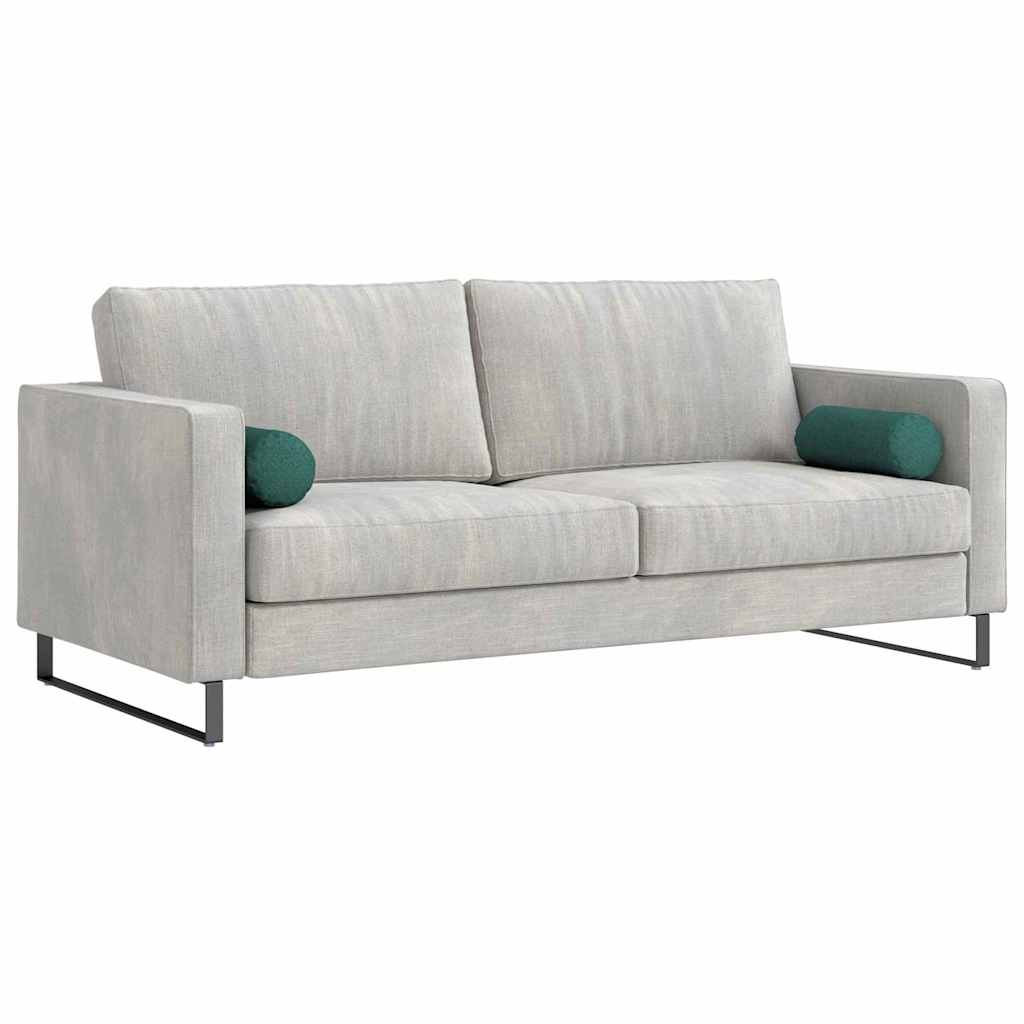 Cuscini a rullo VidaXL 2 pezzi in tessuto verde scuro ø 15 x 40 cm