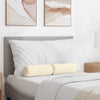 Cuscini a rullo VidaXL 2 pezzi crema ø 15 x 40 cm in tessuto di corda