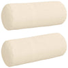 Cuscini a rullo VidaXL 2 pezzi crema ø 15 x 40 cm in tessuto di corda