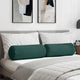 Cuscini a rullo VidaXL 2 pezzi in tessuto verde scuro ø 25 x 70 cm