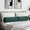 Cuscini a rullo VidaXL 2 pezzi in tessuto a corde verde scuro ø 25 x 70 cm