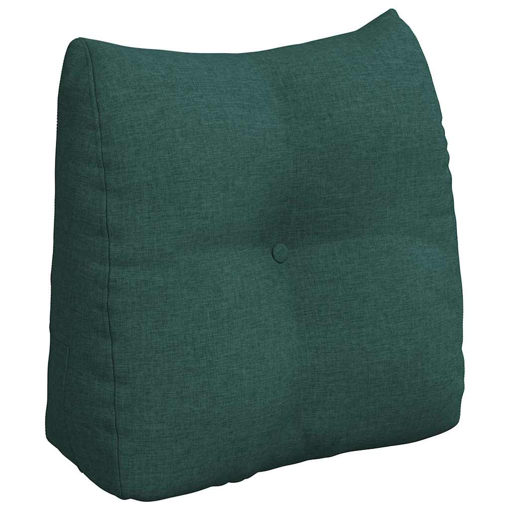 Vidaxl rugkussen donkergroen 45 x 24 x 50 cm stof