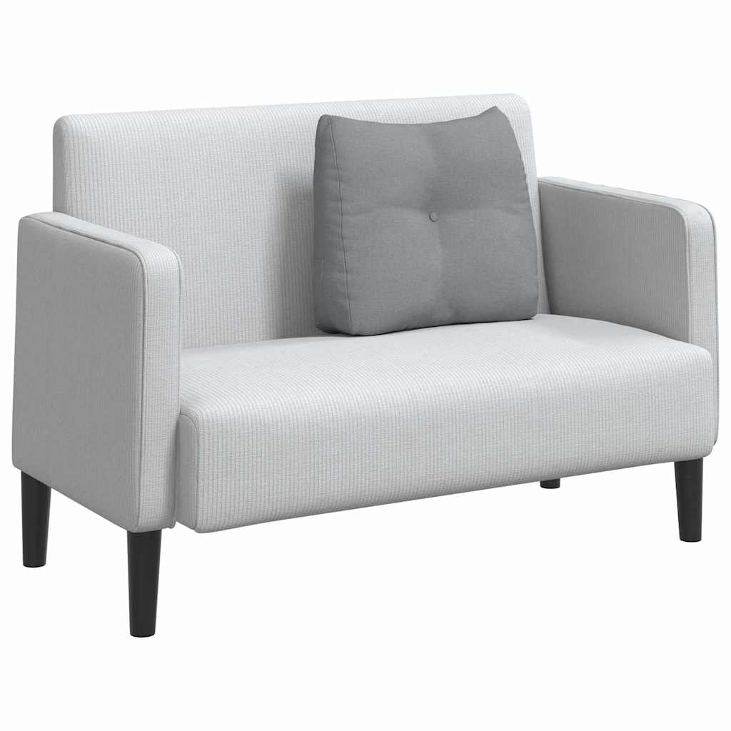 Cuscino schienale Vidaxx in tessuto grigio chiaro 60 x 24 x 50 cm