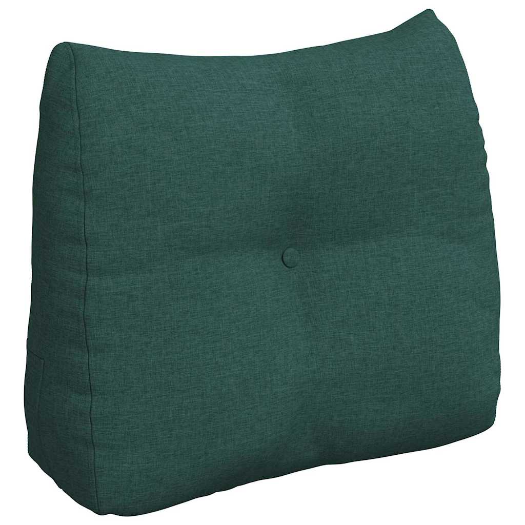 Vidaxl rugkussen donkergroen 60 x 24 x 50 cm stof
