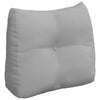 Cuscino schienale Vidaxx in tessuto grigio nuvola 60 x 24 x 50 cm
