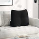 Vidaxx cojín de respaldo negro 60 x 24 x 50 cm terciopelo
