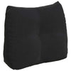 Vidaxx cojín de respaldo negro 60 x 24 x 50 cm terciopelo