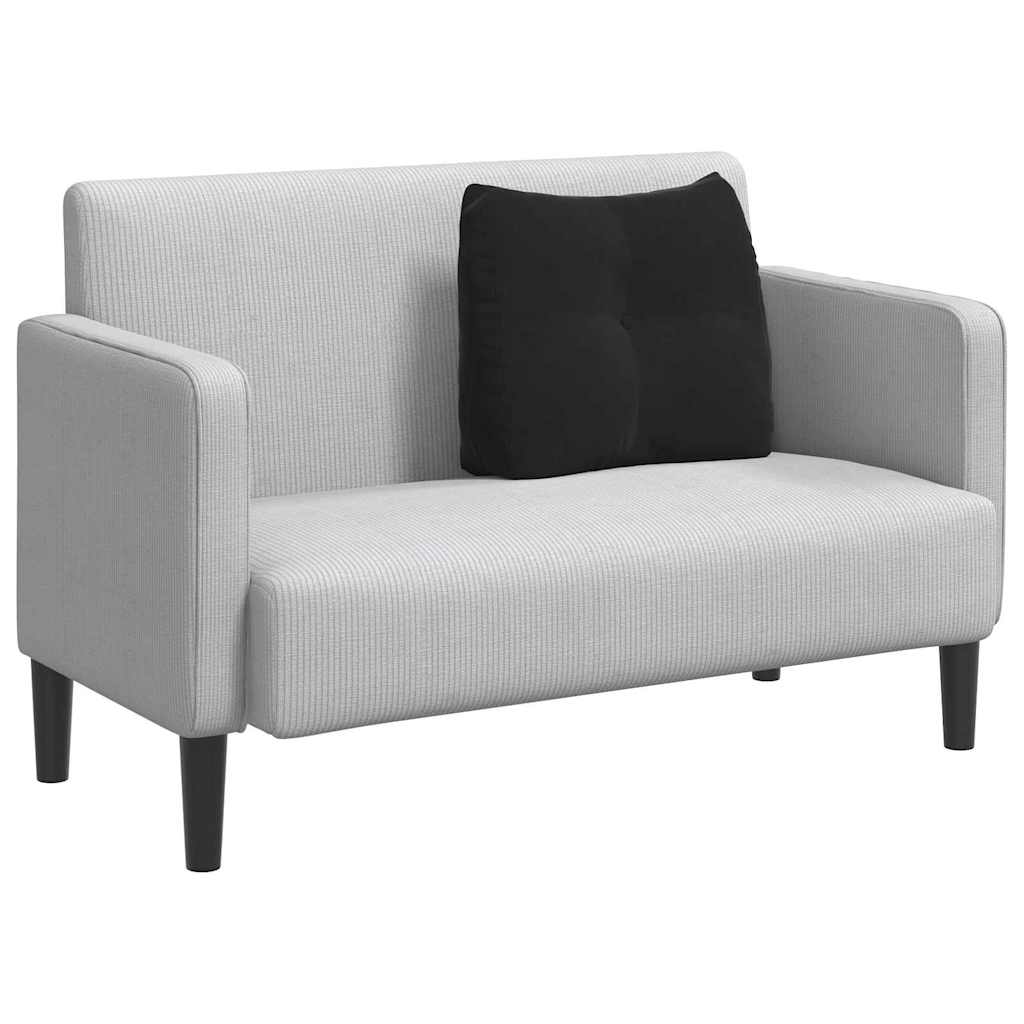 Vidaxx cojín de respaldo negro 60 x 24 x 50 cm terciopelo