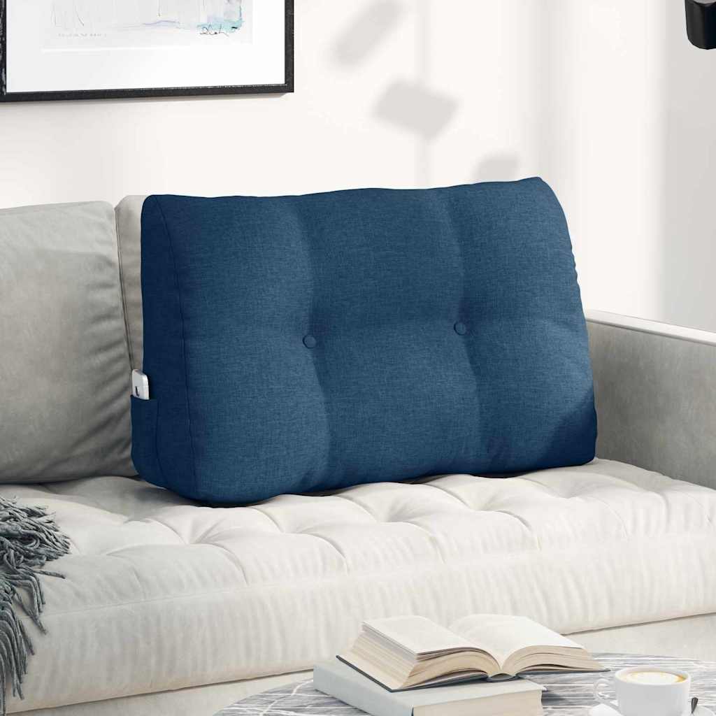 Cuscino schienale Vidaxx tessuto blu 80 x 24 x 50 cm