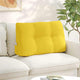 Vidaxx cojín de respaldo tejido amarillo claro 80 x 24 x 50 cm