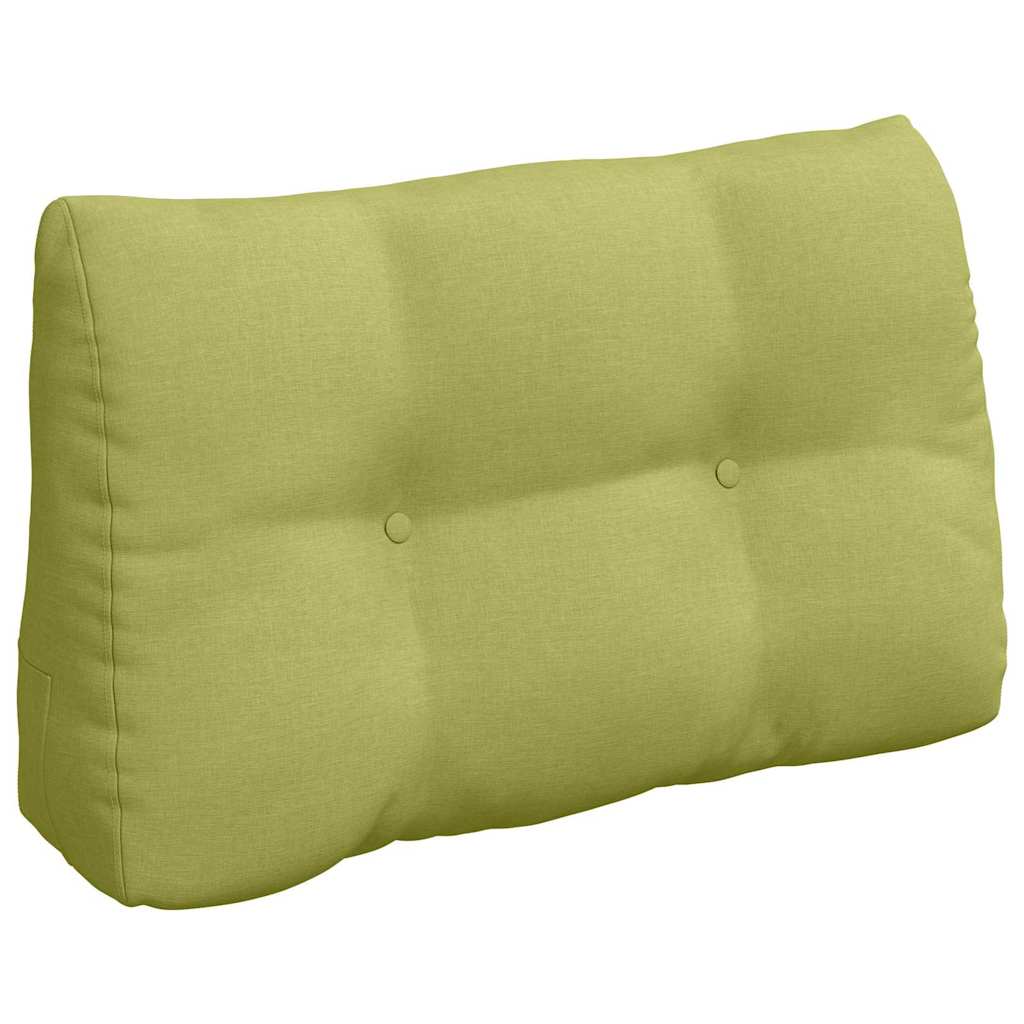 Cuscino schienale VidaXL in tessuto verde chiaro 80 x 24 x 50 cm