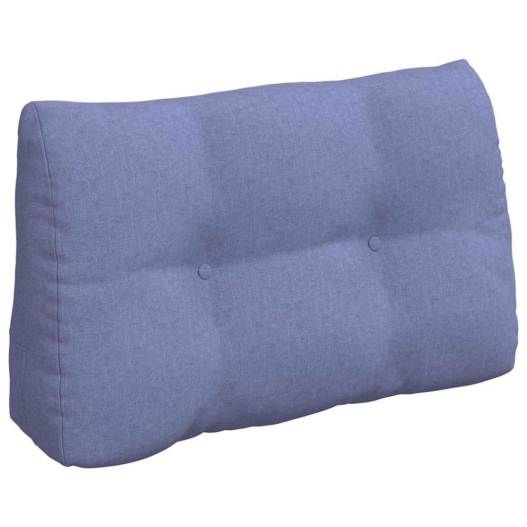 Vidaxl rugkussen jeans blauw 80 x 24 x 50 cm stof